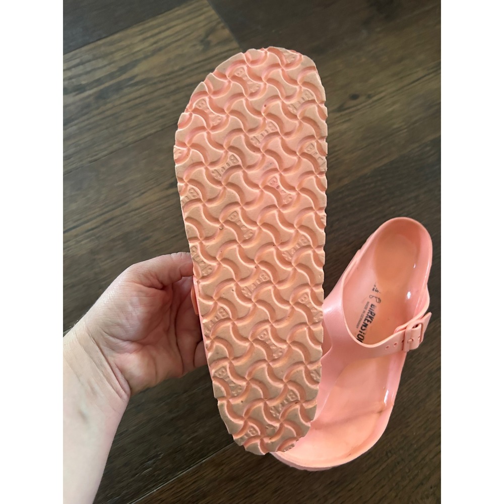 Birkenstock Gizeh EVA Sandals Coral Pink Women 41 L10 M8 Waterproof Flip Flops - Picture 8 of 8